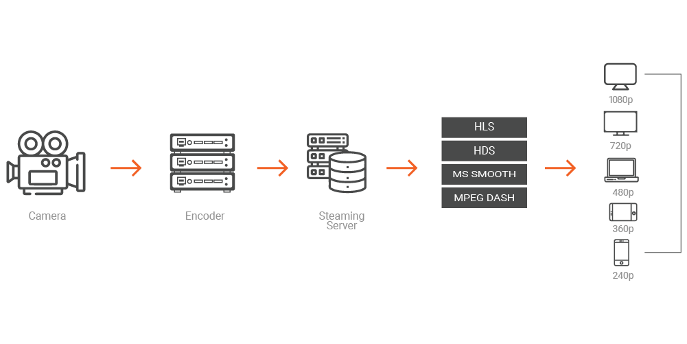 Efficient Live Video Distribution with Multicast or P2P Streaming